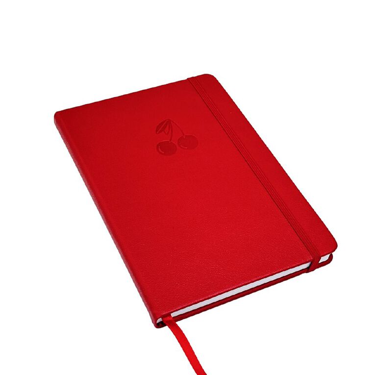 Uniti Stationery Red Cherry A5 Notebook, , hi-res