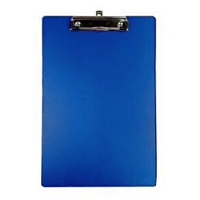 WS Clipboard Single PVC Blue Mid
