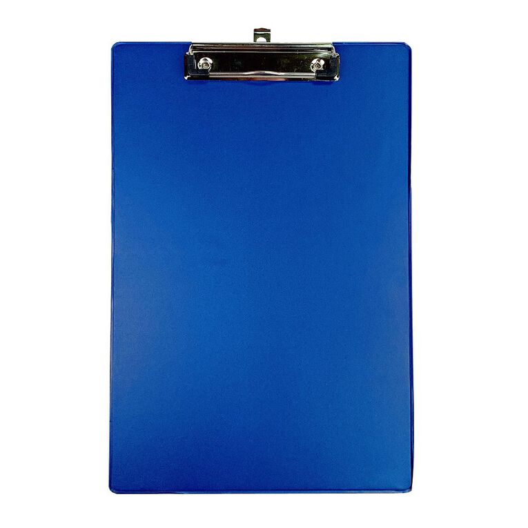 WS Clipboard Single PVC Blue Mid, , hi-res