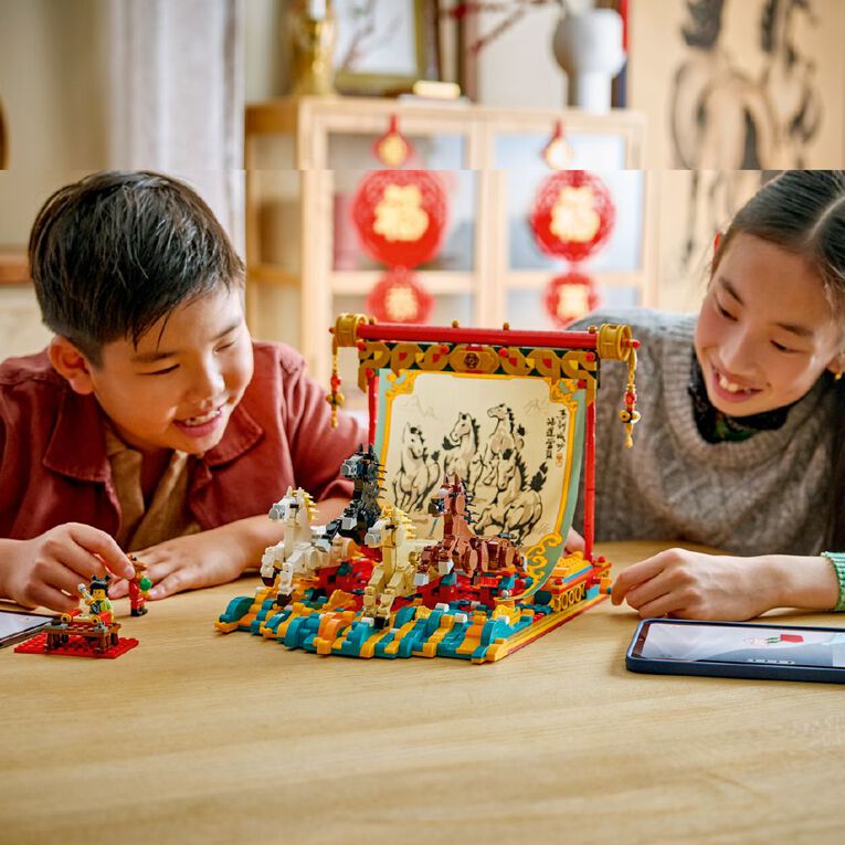 LEGO Chinese Festivals Spring Galloping Horses 80119, , hi-res