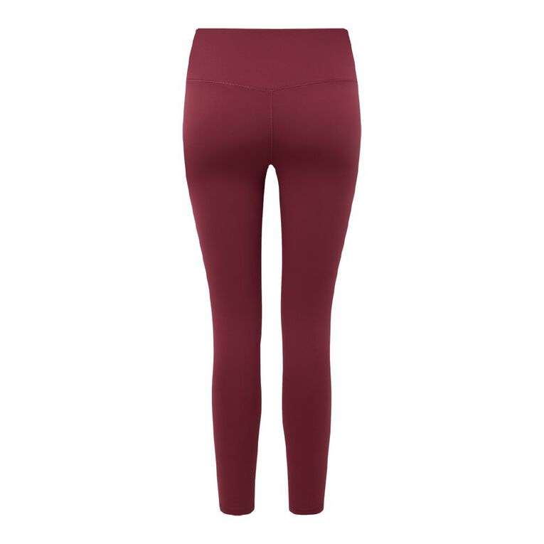 Active Intent Women's Ultra High Leggings, Red Dark, hi-res