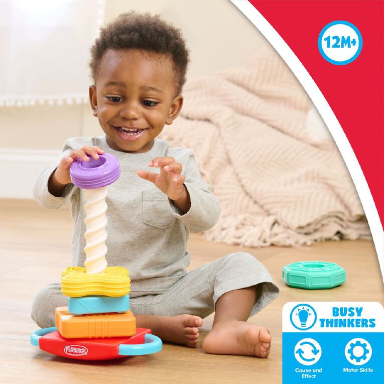 Playskool Spin & Rock Stacker, , hi-res