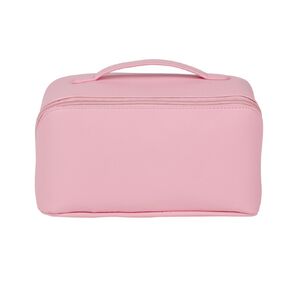 Poppi Zip Open Large Cosmetic Bag Pink