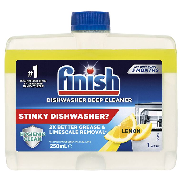 Finish Dishwasher Cleaner Lemon 250ml, , hi-res