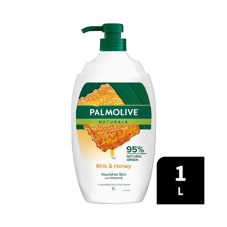 Palmolive Milk and Honey Bodywash 1L, , hi-res