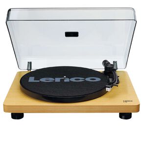 Lenco L30WD Belt-Drive Turntable with MMC Cartridge Wooden