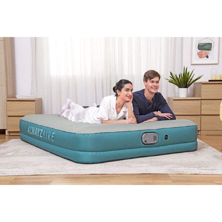 Bestway AlwayzeAire Queen Air Mattress With Built in Dual Pump 36cm, , hi-res