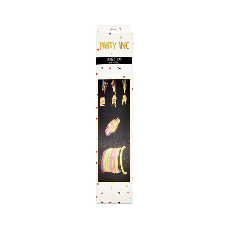 Party Inc Glow Sticks 20cm 15 Pack, , hi-res