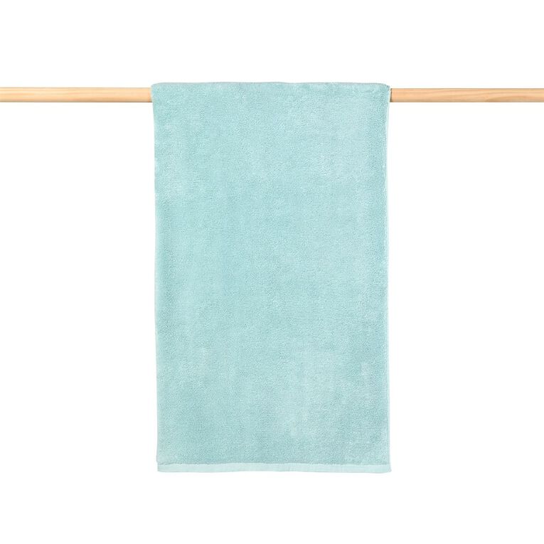 Living & Co Plush Plain Spa Towel Blue Light, , hi-res