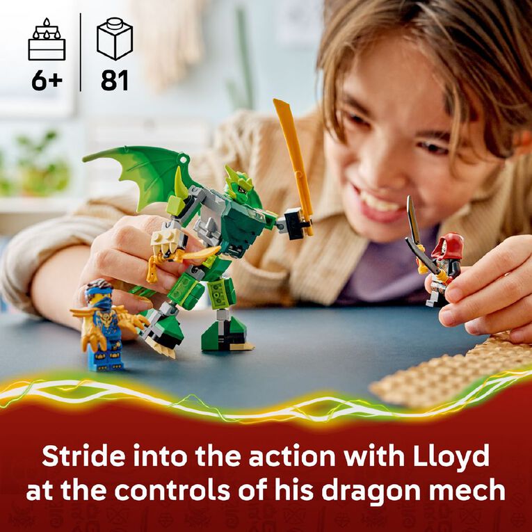 LEGO Ninjago Lloyds Dragon Mech Battle Pack 71862, , hi-res