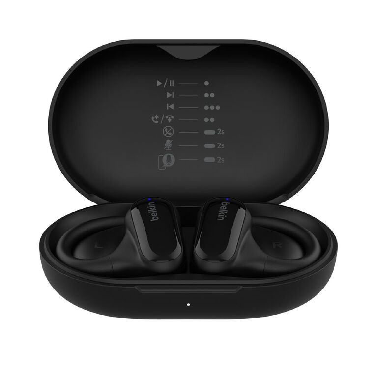 Belkin SoundForm ClearFit Open Ear True Wireless Headphones Black, , hi-res