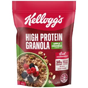 Kelloggs High Protein Apple Crumble Granola 450g