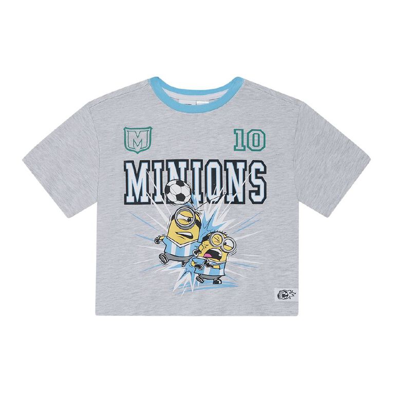 Minions Short Sleeve Tee, Grey Light, hi-res