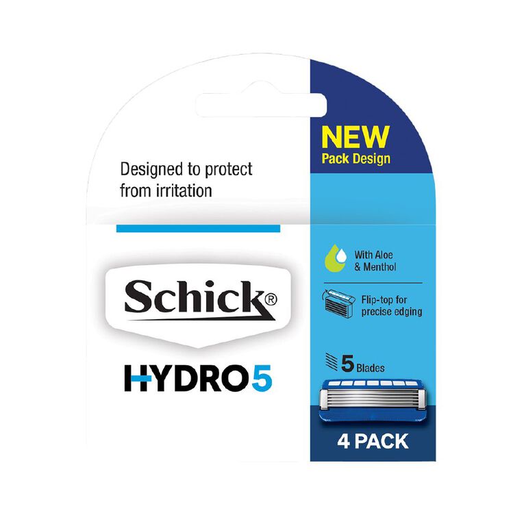 Schick Hydro 5 Blades 4 Pack, , hi-res