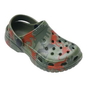 Young Original Junior Kids' Printed Frog Clog Shoes