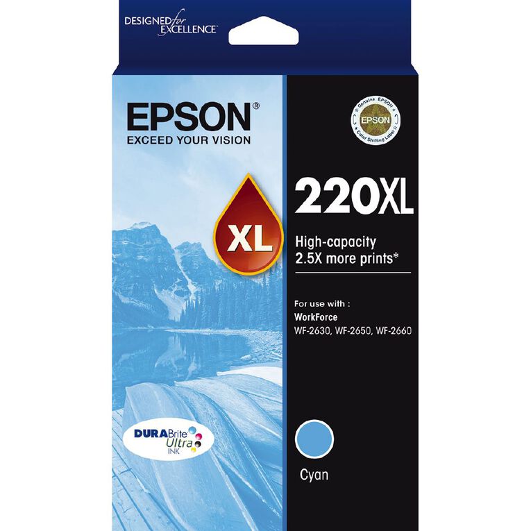 Epson Ink 220XL Cyan (450 Pages), , hi-res