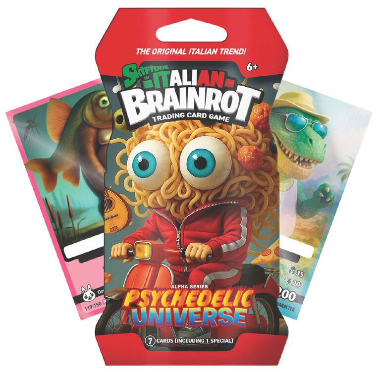 Skifidol Italian Brainrot Trading Card Game Alpha Series Assorted, , hi-res