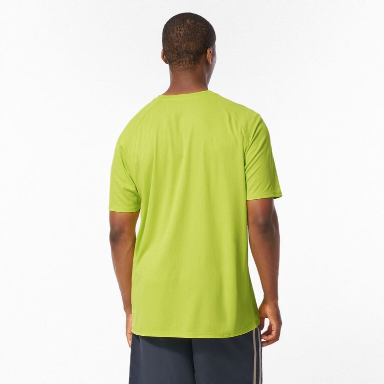 Active Intent Men's Grid Active Tee, Green Light, hi-res