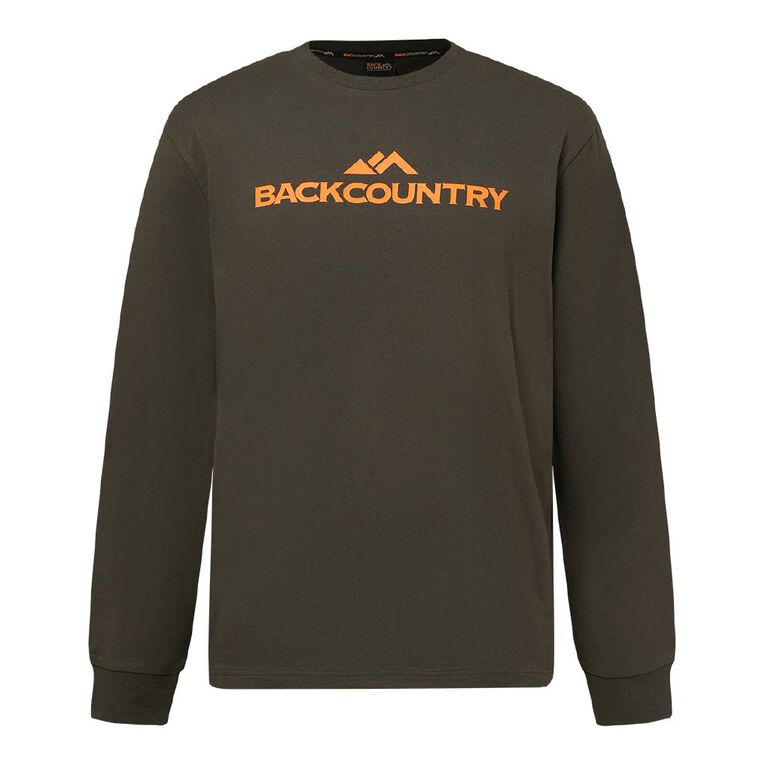 Back Country Adults' Bold Print Long Sleeve, Green Dark, hi-res