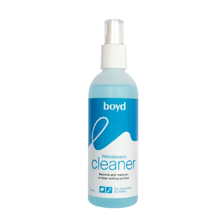 Boyd Visuals Whiteboard Cleaner 250ml Clear, , hi-res