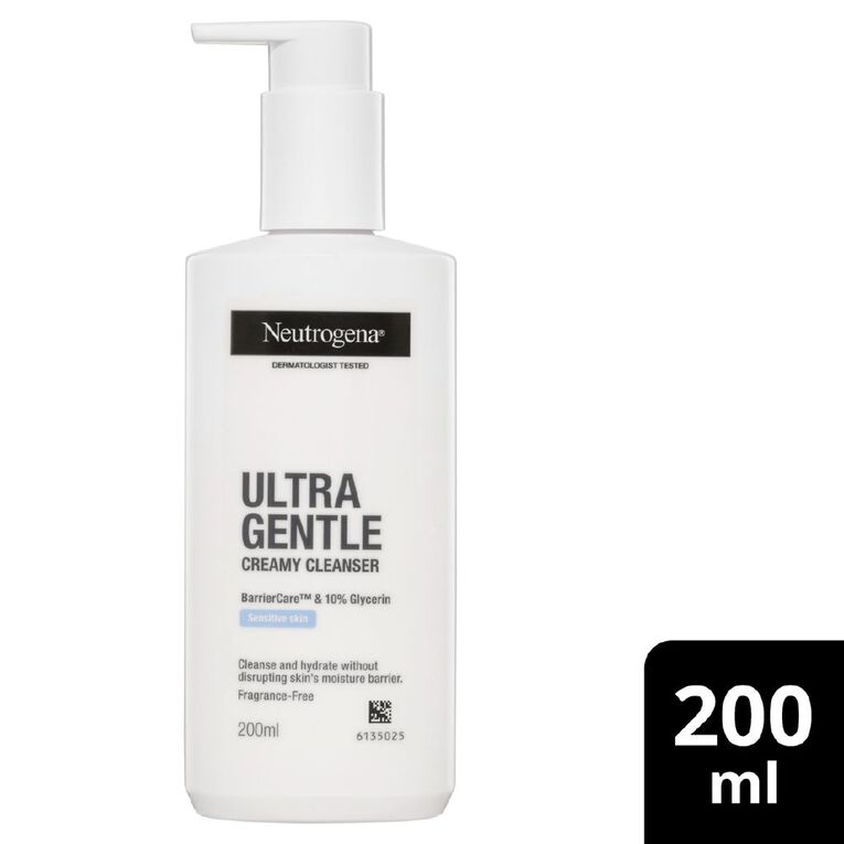 Neutrogena Ultra Gentle Creamy Cleanser 200ml, , hi-res
