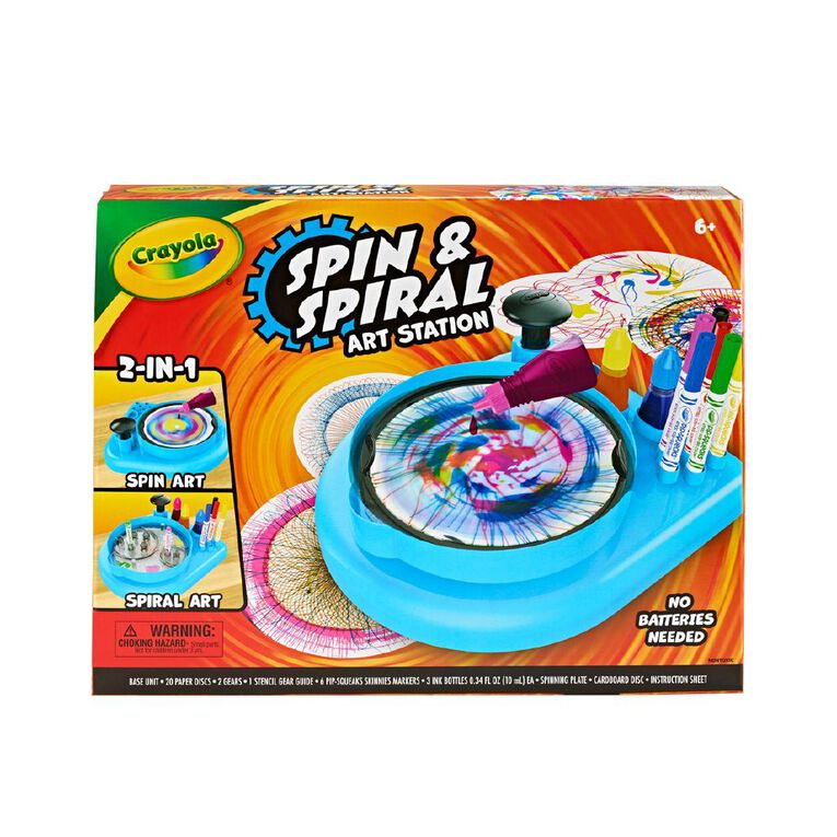 Crayola Spin n Spiral Art Station, , hi-res