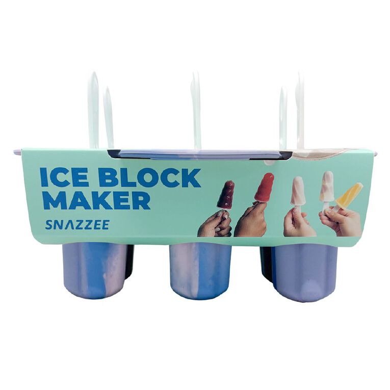 Snazzee Silicone Ice Block Molds Assorted 6 Pack, , hi-res