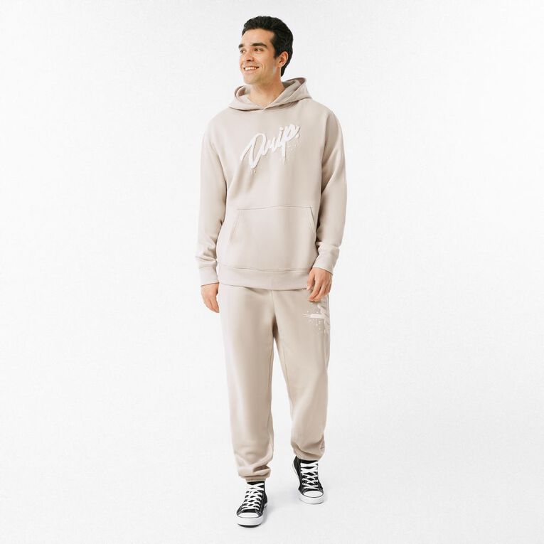 Garage Men's Elastic Cuff Trackpants, Grey Light, hi-res