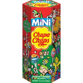 chupa chups mini hex tube assorted lollipops 120 g