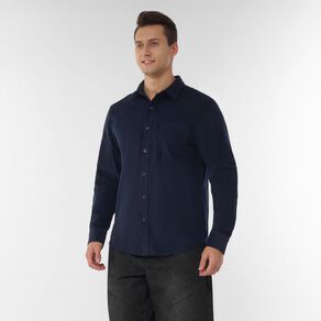 H&H Men's Long Sleeve Cord Shirt
