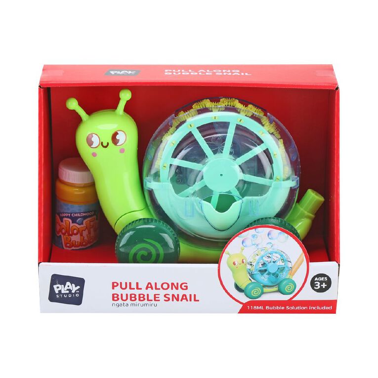 Play Studio Pull Along Bubble Snail, , hi-res