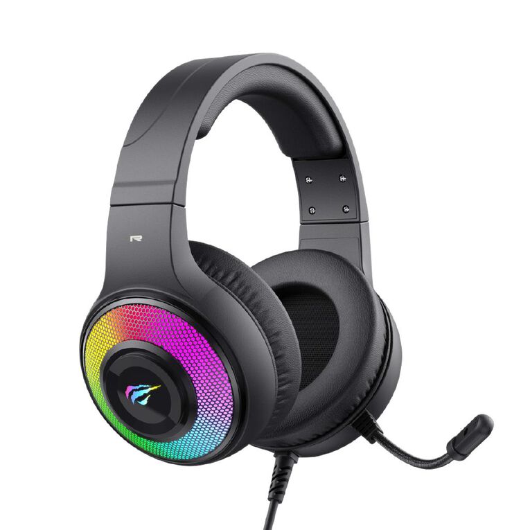 Gamenote 50mm RGB Headset Black H2042D Black/Blue, , hi-res
