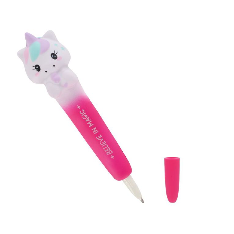 Legami Squishy Gel Pen Squeezies Unicorn, , hi-res
