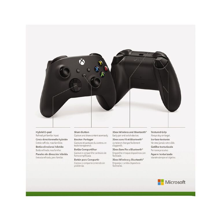 Xbox Wireless Controller Carbon Black, , hi-res