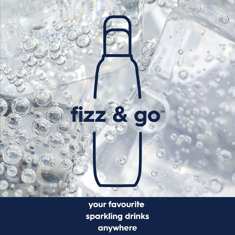 Sodastream Fizz & Go Metal Bottle 900ml Black, , hi-res