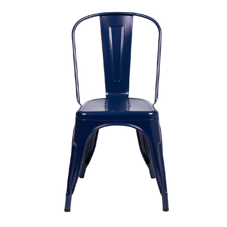 Living & Co Tolix Replica Dining Chair Navy, , hi-res