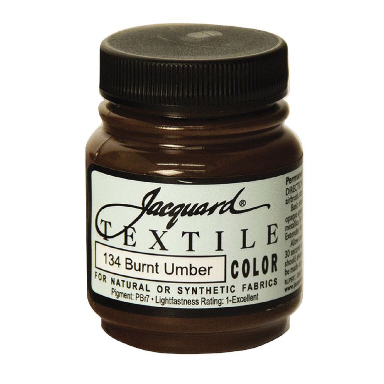 Jacquard Textile Colours 66.54ml Burnt Umber, , hi-res