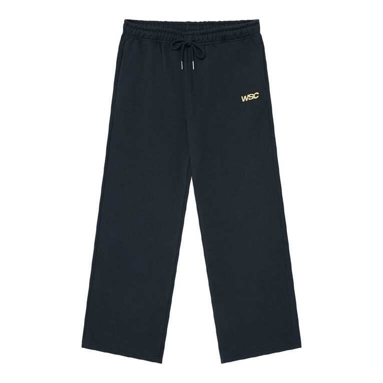 Young Original WSC Wide Leg Trackpants, Grey Dark, hi-res