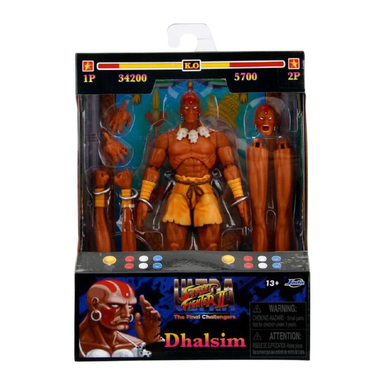 Street Fighter Dhalsim Action Figure 6 Inch, , hi-res