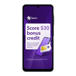 Samsung Galaxy A06 5G with Spark and Skinny Sim Black