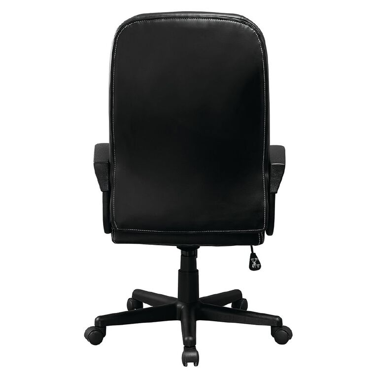 Workspace Valencia Highback Chair Black, , hi-res