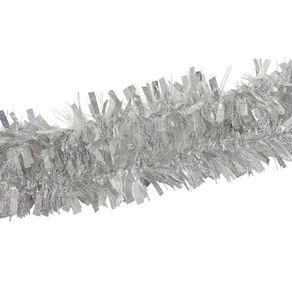 Wonderland Iridescent Tinsel Silver 2m