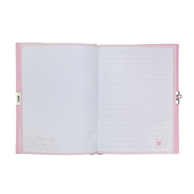 Uniti Kids Playful Simplicity Lockable A5 Notebook, , hi-res