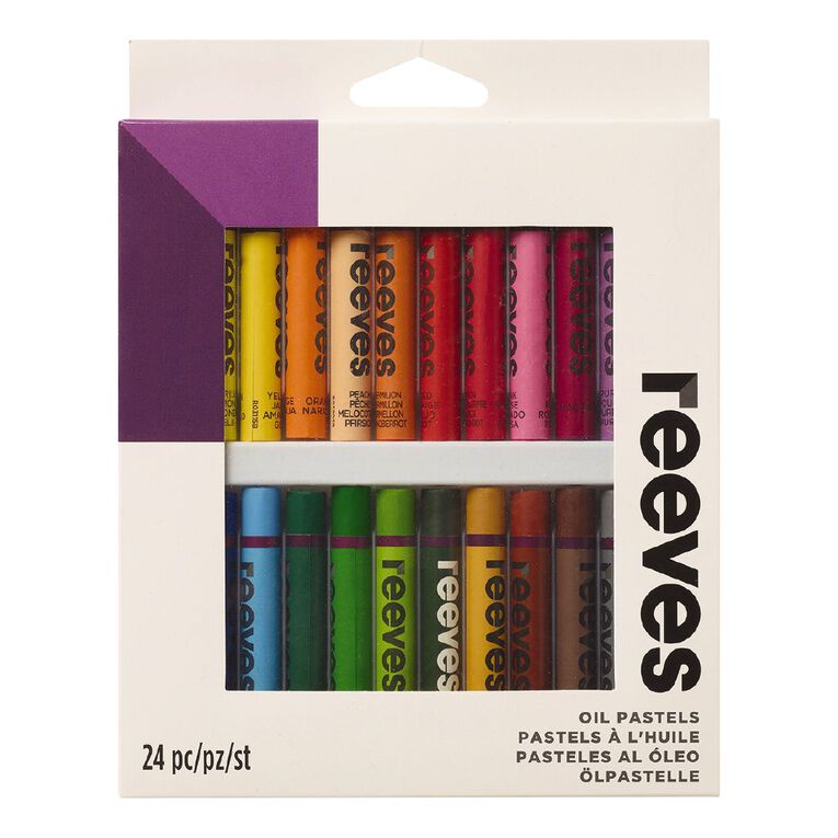 Reeves Oil Pastels 24 Pack, , hi-res
