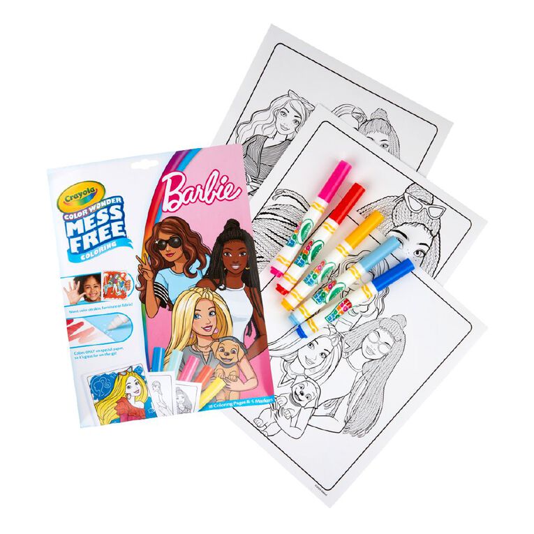 Crayola Colour Wonder Foldalope Pack Barbie, , hi-res