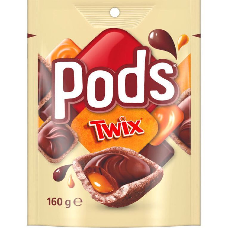 Twix Pods 160g Pouch, , hi-res