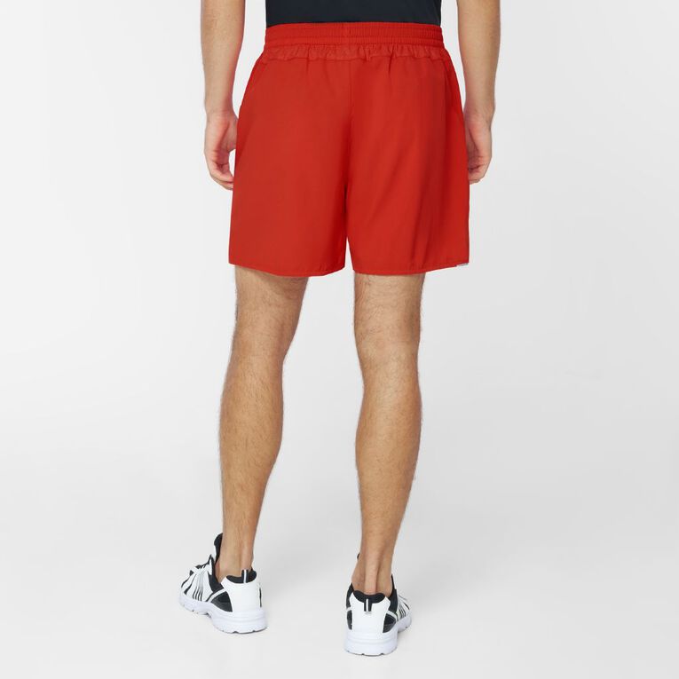 Active Intent Men's 5 Inch Training Shorts, Red Mid, hi-res