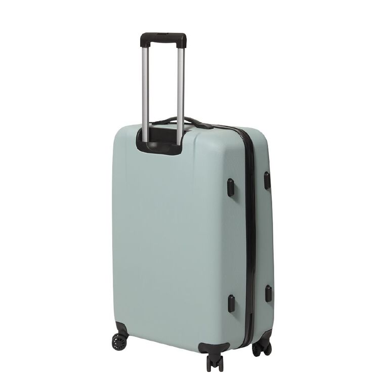 Living & Co 70cm Hard Textured Checked Suitcase Ice Green, , hi-res