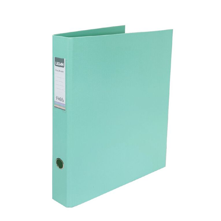 Ledah Pastels Ringbinder Green A4, , hi-res