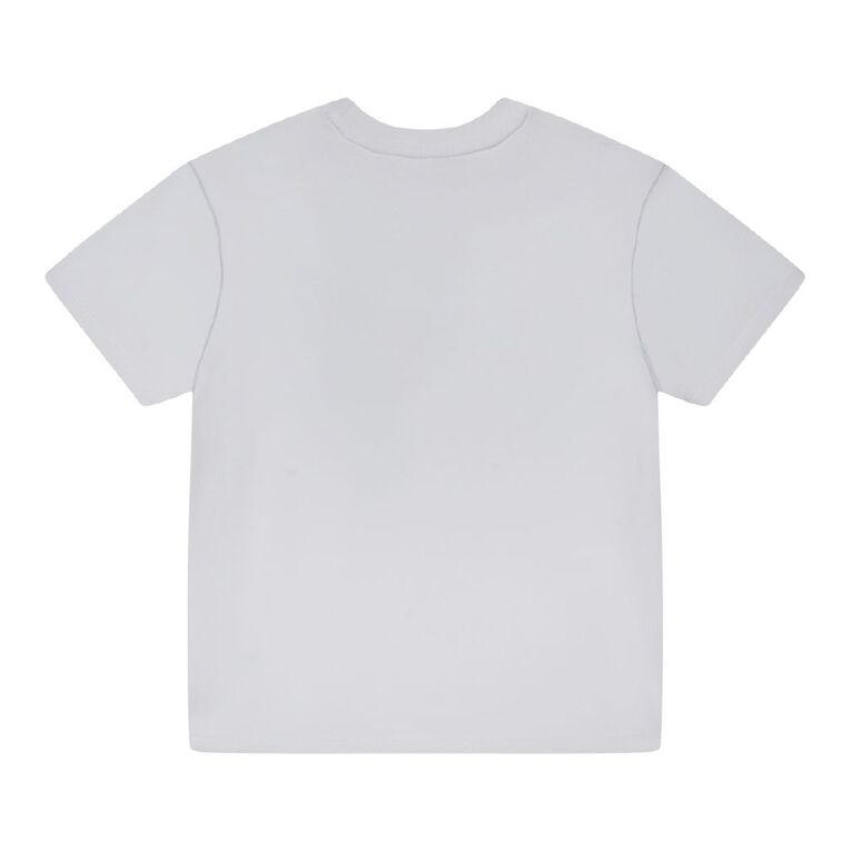 Young Original Short Sleeve Plain Tee, White, hi-res